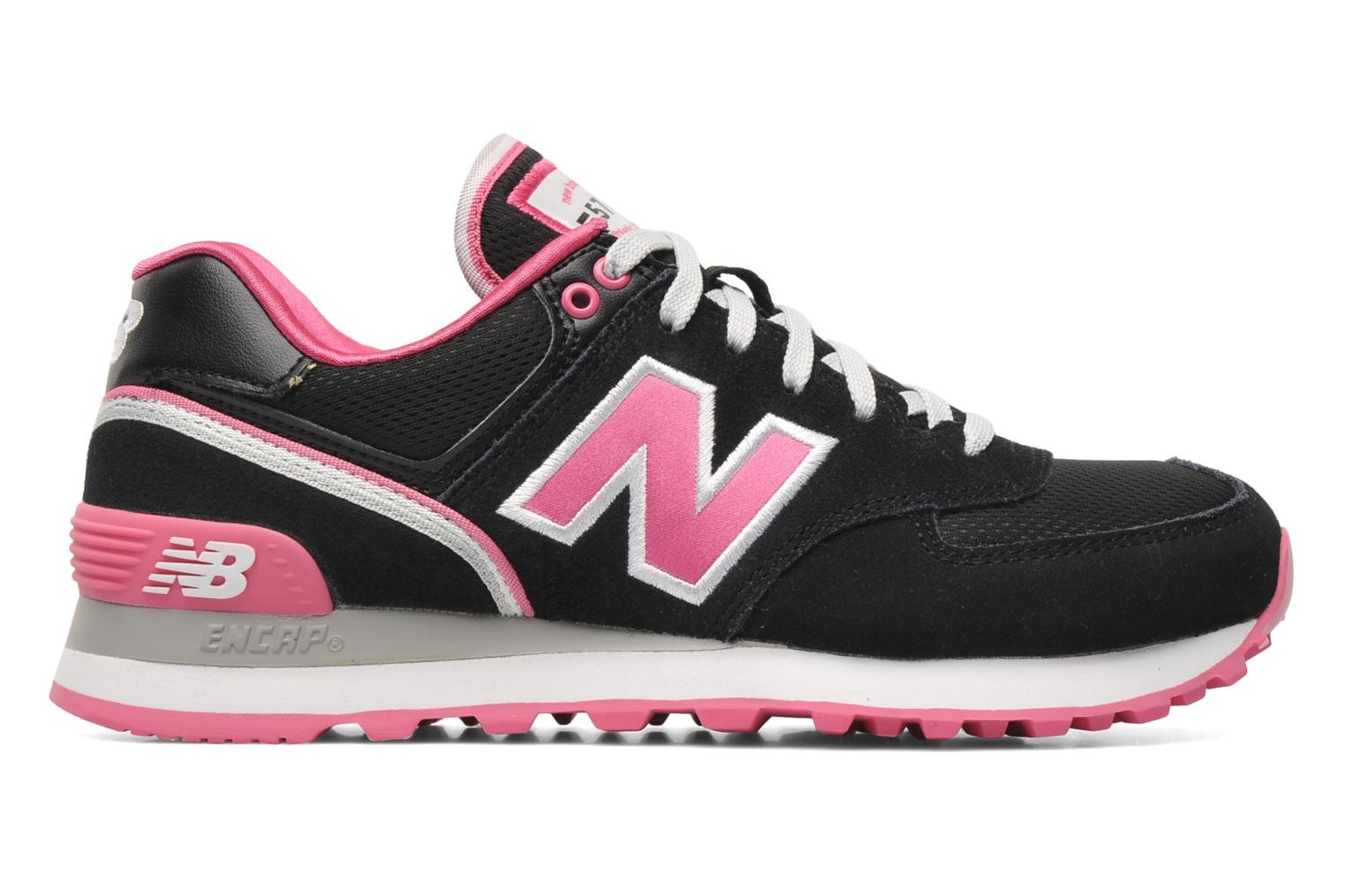 new balance rose et noir femme